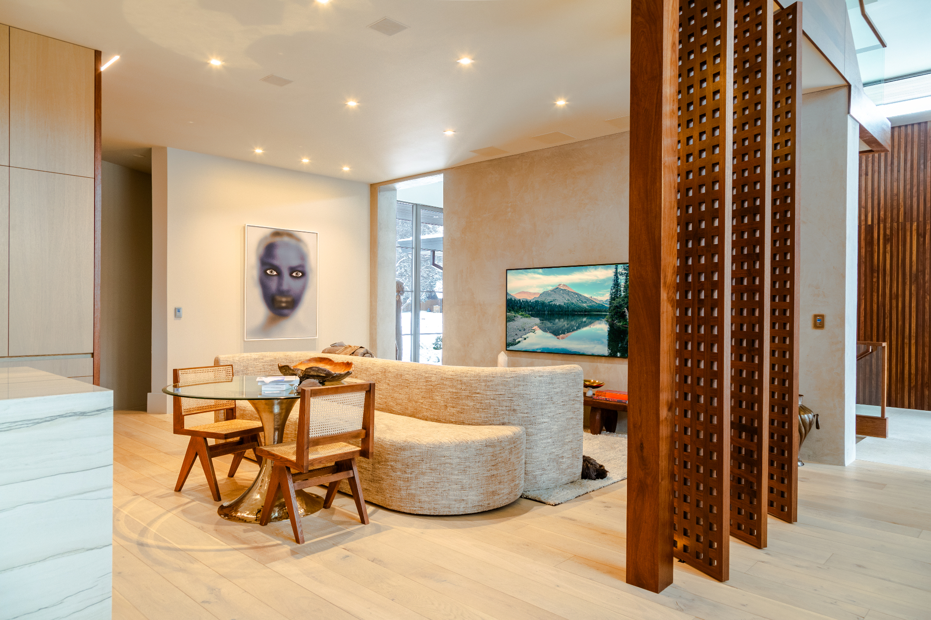 Savant-controlled Colorado living room