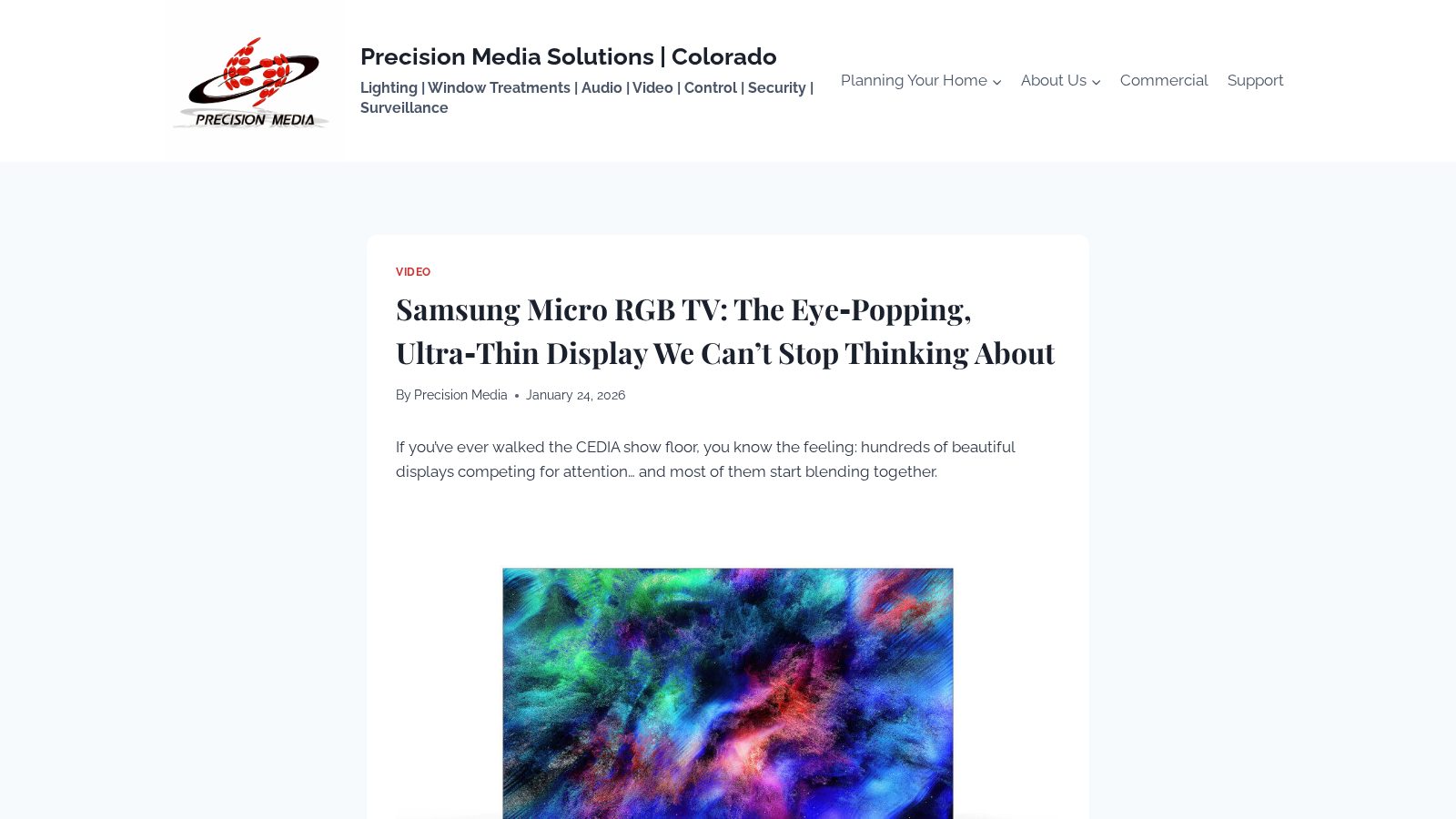 Samsung Micro RGB TV: The Eye‑Popping, Ultra‑Thin Display We Can’t Stop Thinking About