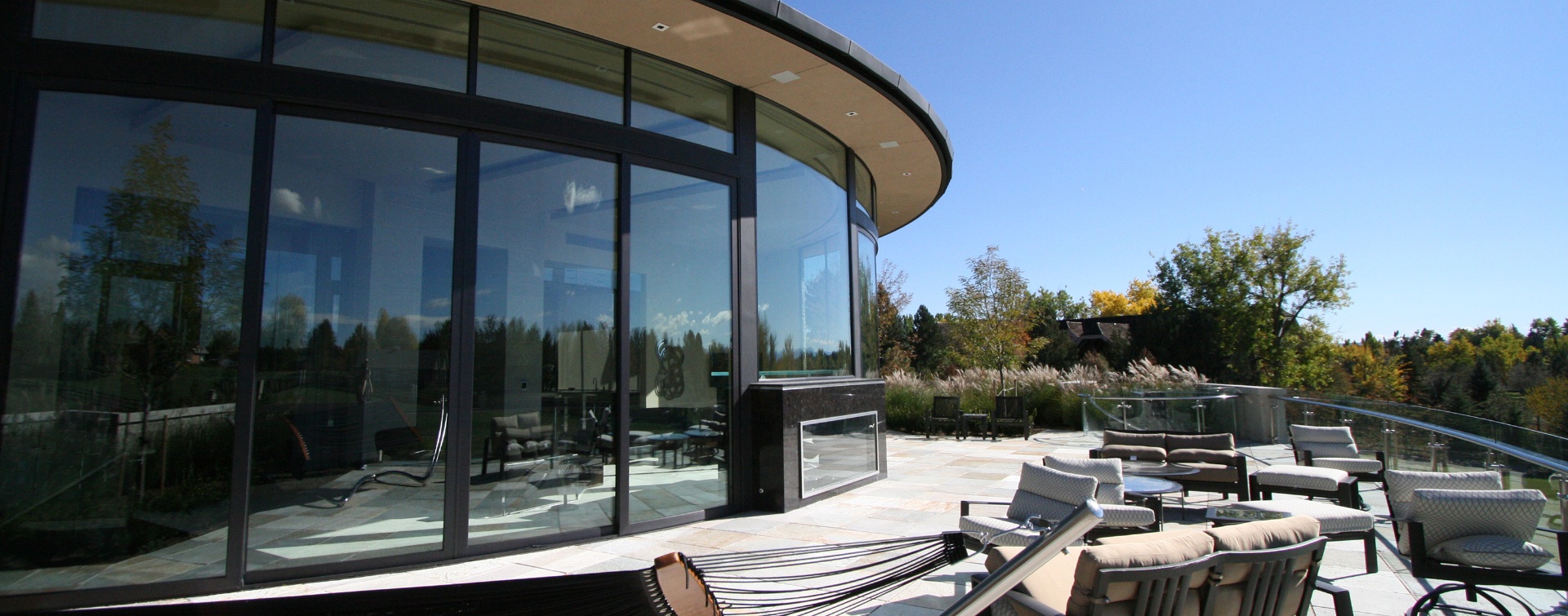 Modern luxury home with seamless indoor-outdoor living